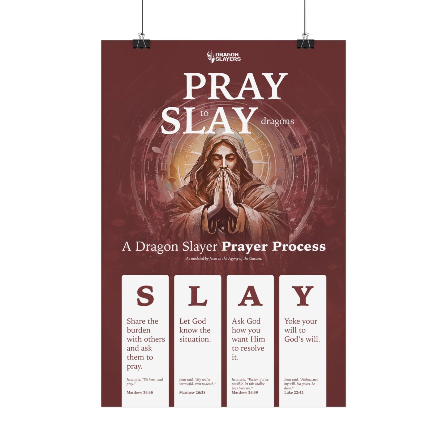 The Dragon Slayer Prayer Process Poster