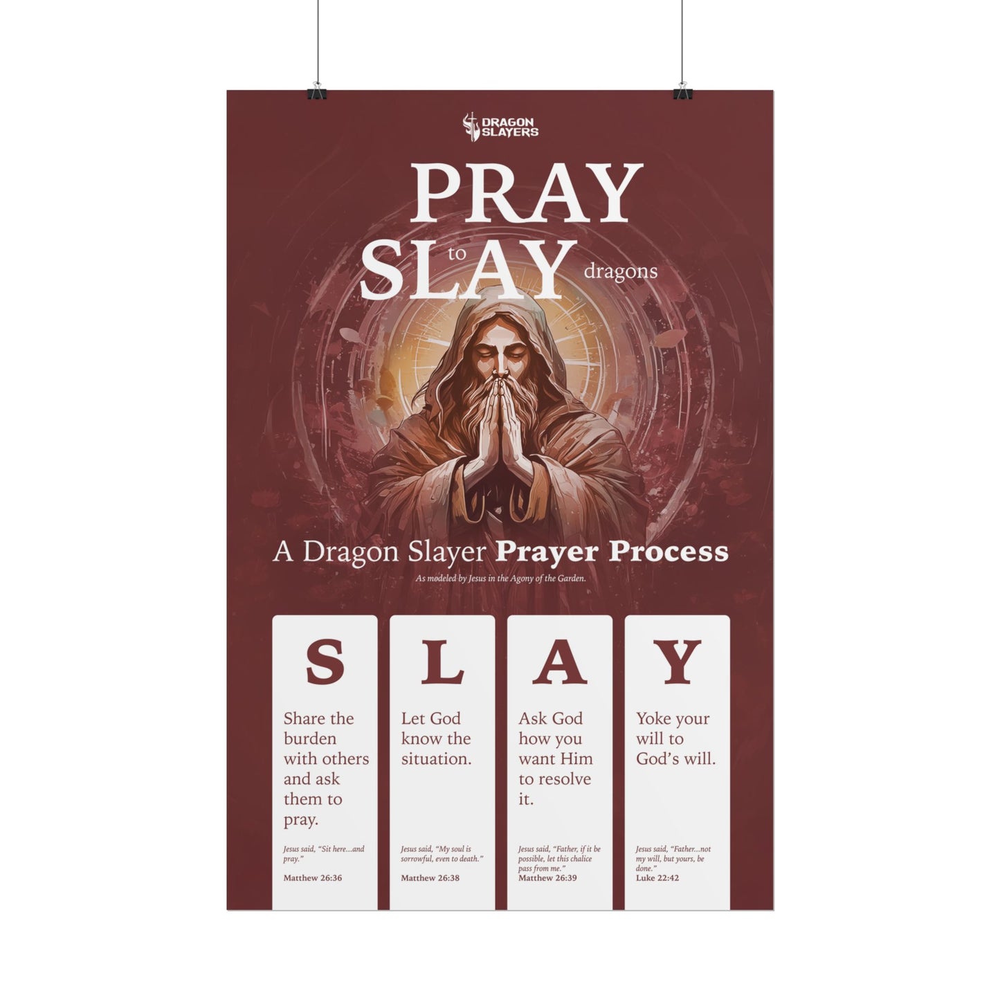 The Dragon Slayer Prayer Process Poster