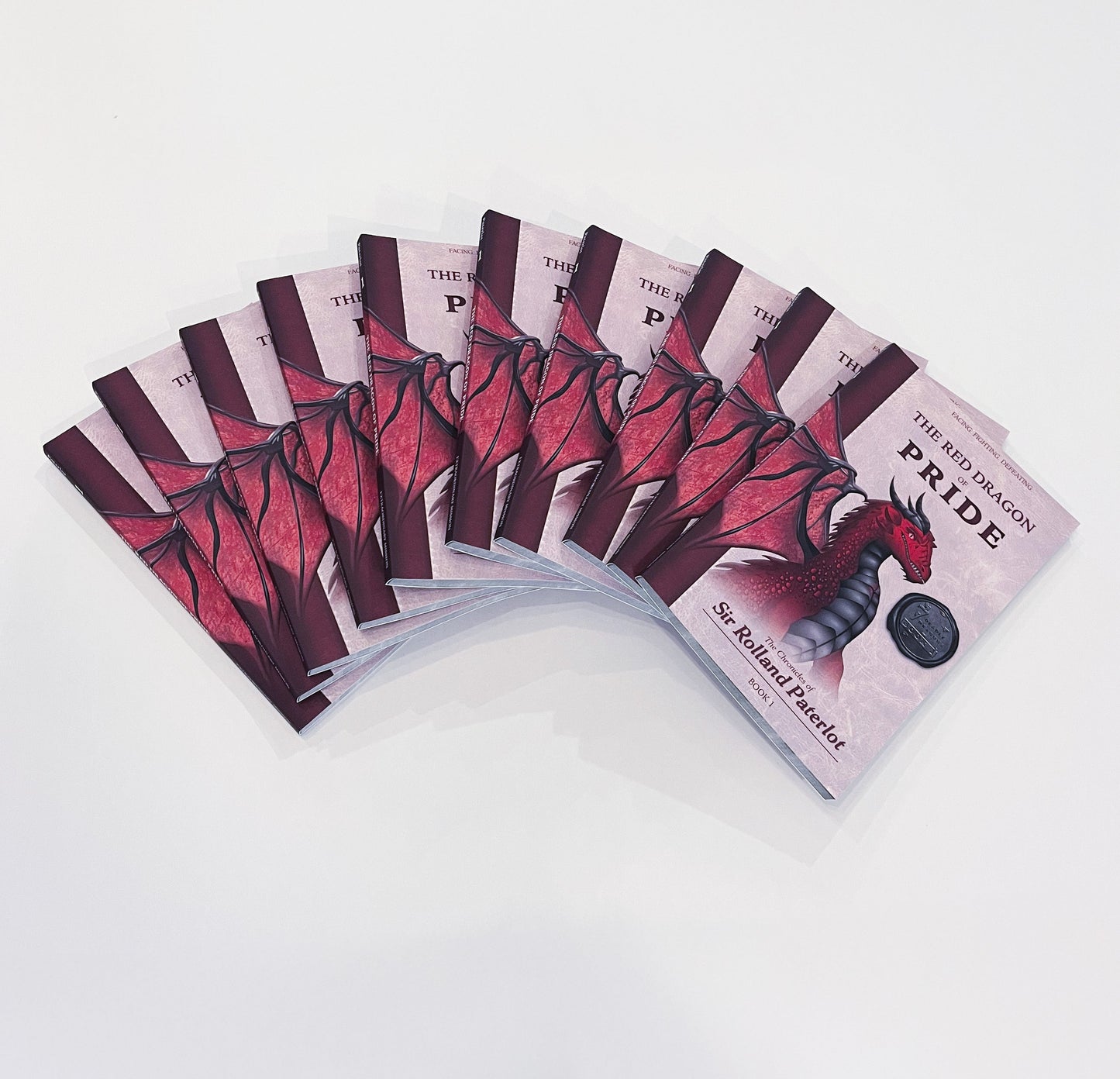 The Red Dragon of Pride | Pack of 10 | Black & White Extraordinary Mission