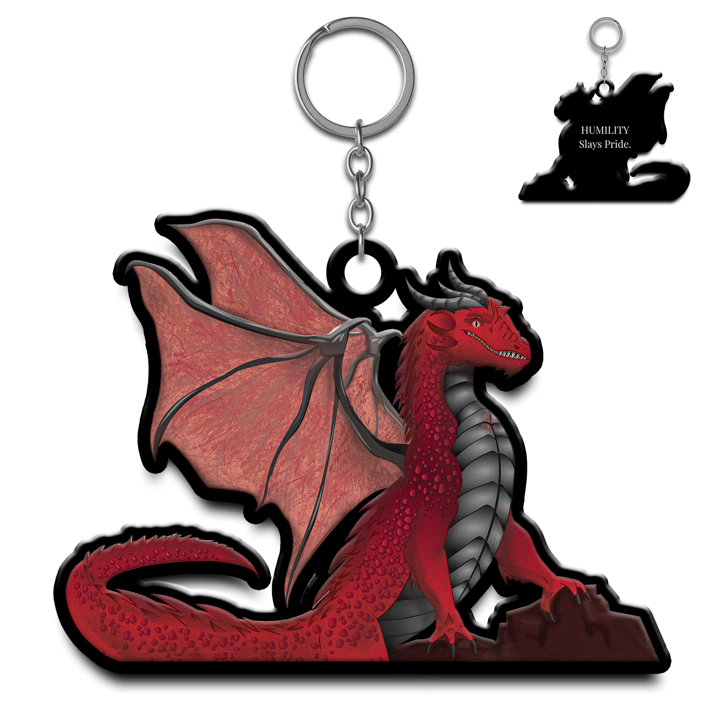 7 Deadly Dragon Keychains | Individual image 0
