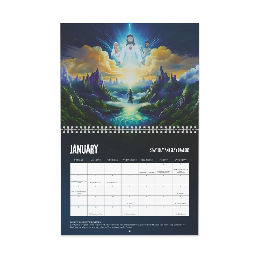 The 2026 Dragon Slayers Calendar