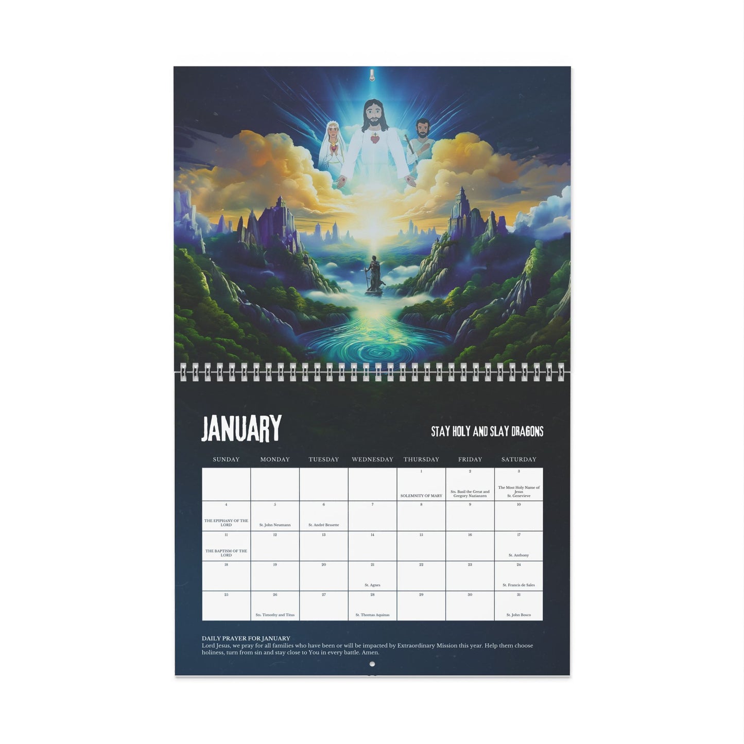 The 2026 Dragon Slayers Calendar