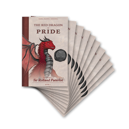 The Red Dragon of Pride | Pack of 10 | Black & White Extraordinary Mission