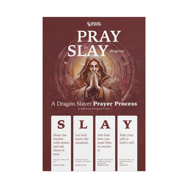The Dragon Slayer Prayer Process Poster