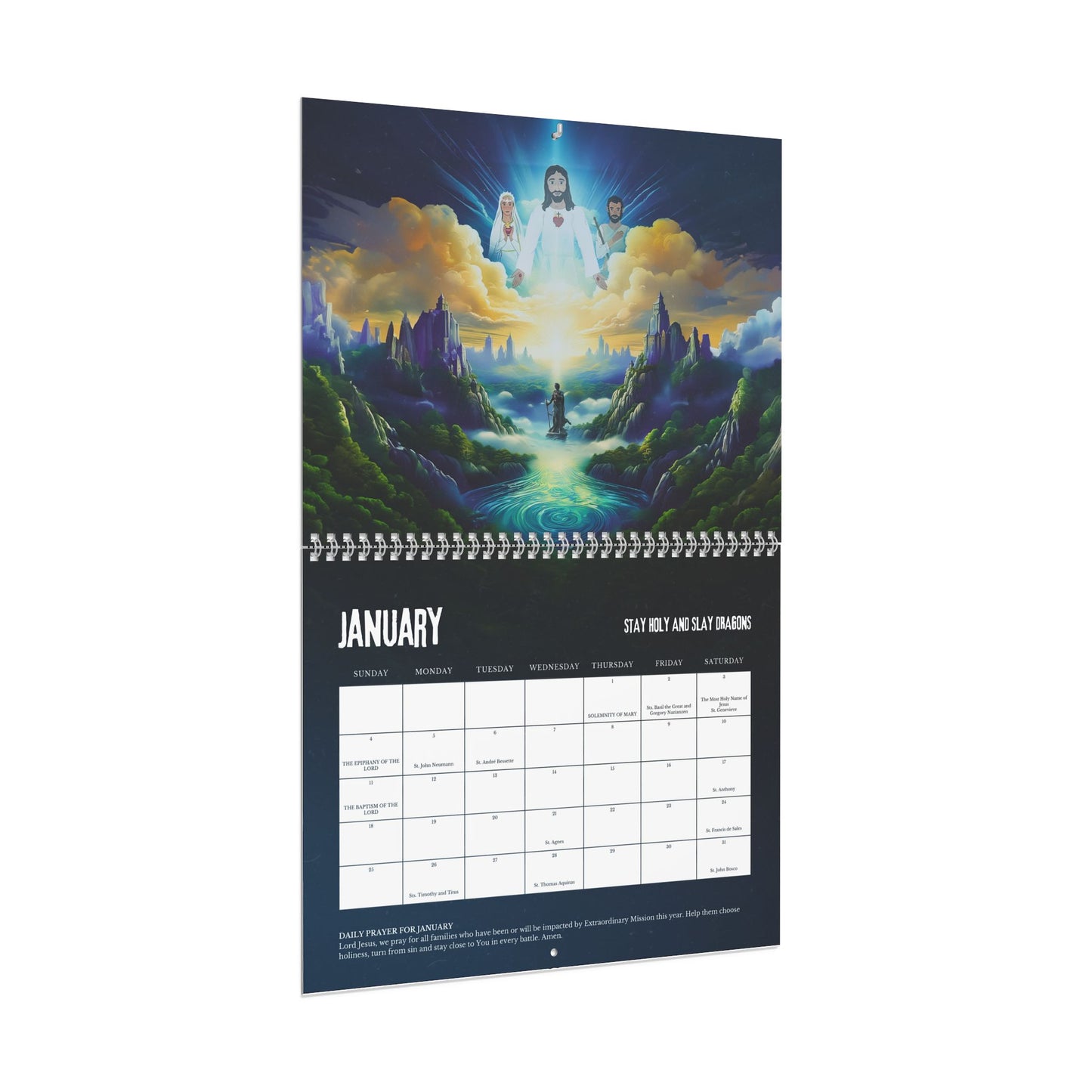 The 2026 Dragon Slayers Calendar