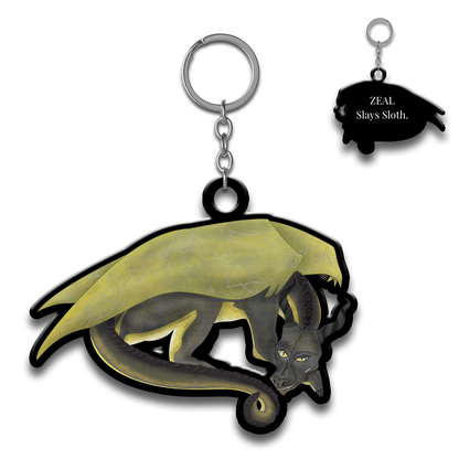 7 Deadly Dragon Keychains | Individual image 4