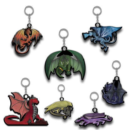 7 Deadly Dragon Keychains | Sets image 1