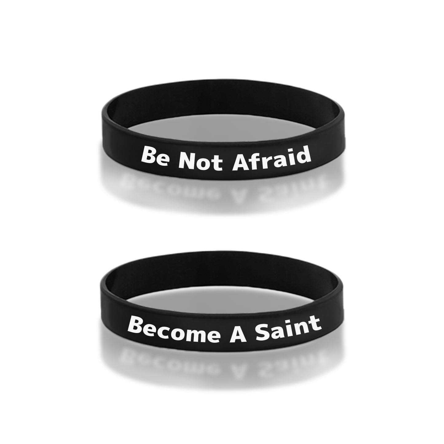 Extraordinary Mission Wristbands - "Become a Saint, Be Not Afraid" image 0