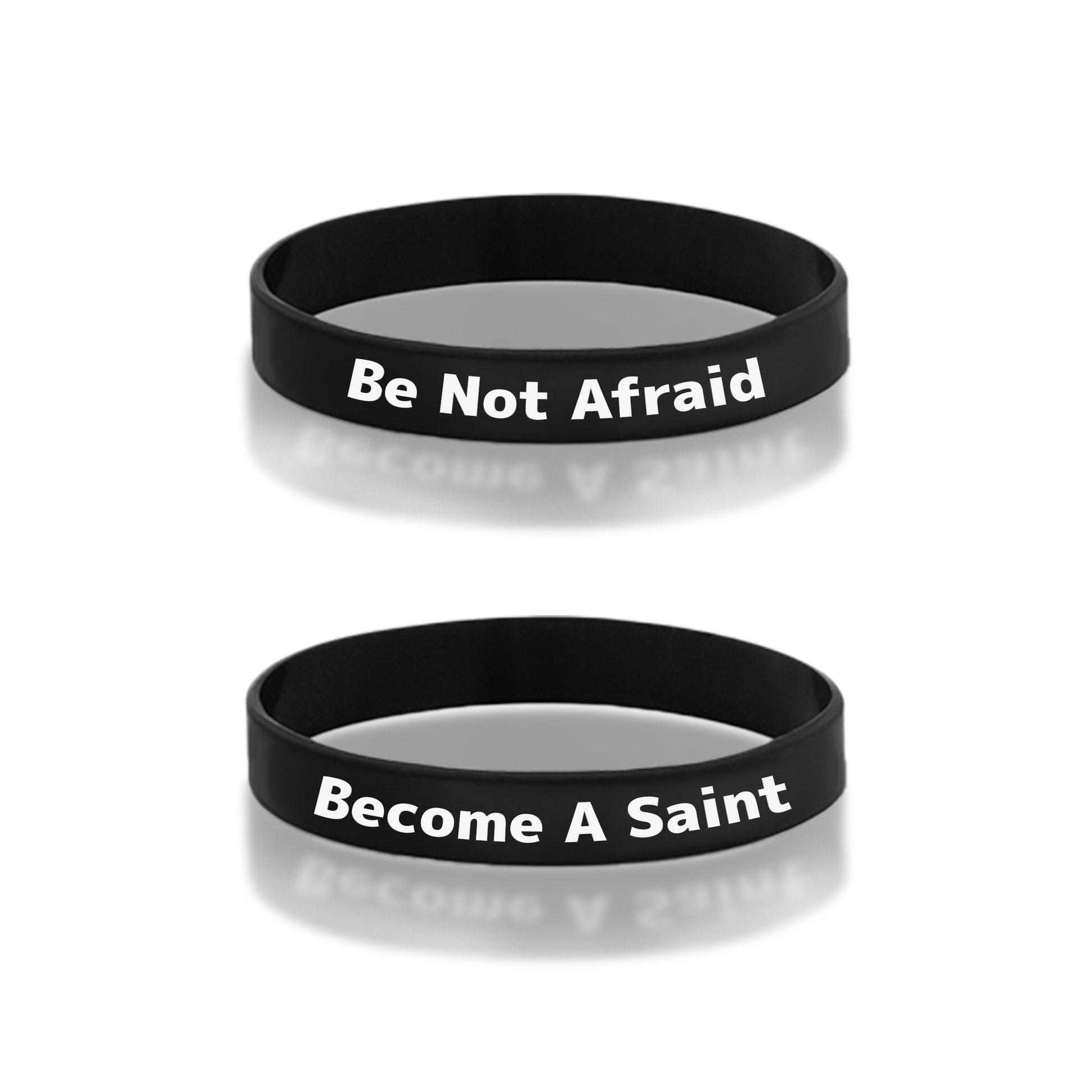 Extraordinary Mission Wristbands - "Become a Saint, Be Not Afraid" image 0