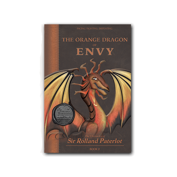 Front cover of The Orange Dragon of Envy, Book 2