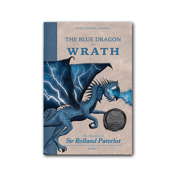 Front cover of The Blue Dragon of Wrath, Book 5